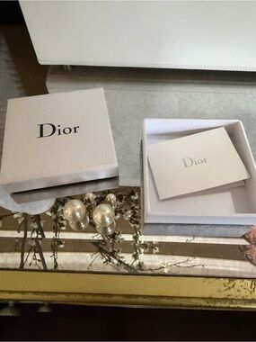 Dior Tribales Pearl Double-Sided Earrings